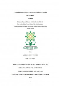 Cyber branding solo flossroll melalui media Instagram