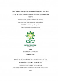 ANALISIS FRAMING BERITA PENGHAPUSAN MURAL 