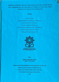 Bimbingan Individu Melalui Teknik Reframing Dalam Menangani Pola Berfikir Negatif Pada Remaja Putri di Yayasan Amal Bakti Sudjono dan Taruno Baki Sukoharjo