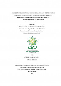 EKSPERIMENTASI KONSELING INDIVIDUAL DENGAN TEKNIK COPING STRESS UNTUK MENURUNKAN STRES PENGASUHAN DI DUSUN KEDUNGGUDEL DESA KEDUNGGUDEL KECAMATAN WIDODAREN KABUPATEN NGAWI