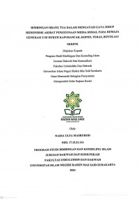 Bimbingan Orang Tua Dalam Mengatasi Gaya Hidup Hedonisme Akibat Penggunaan Media Sosial Pada Remaja Generasi Z Di Dukuh Kapurancak, Kopen, Teras, Boyolali