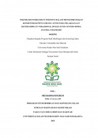 TEKNIK REINFORCEMENT POSITIVE DALAM MENGEMBANGKAN KONSENTRASI PENYANDANG AUTIS PADA PELAKSANAAN KETERAMPILAN VOKASIONAL DI SLB AUTIS CENTER MITRA ANANDA COLOMADU