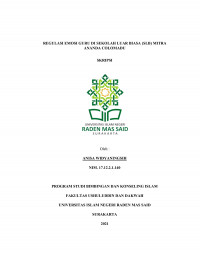 Regulasi Emosi Guru di Sekolah Luar Biasa (SLB) Mitra Ananda Colomadu