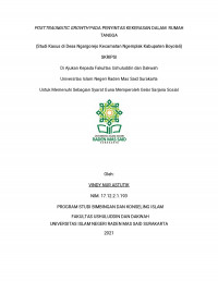 Posttraumatic Growth Pada Penyintas Kekerasan Dalam Rumah Tangga