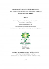 Strategi Coping Pada Pelajar Disabilitas Netra (Studi Kasus Pada Pelajar Disabilitas Netra Yang Mengikuti Pembelajaran Daring Di SMK Negeri 8 Surakarta)