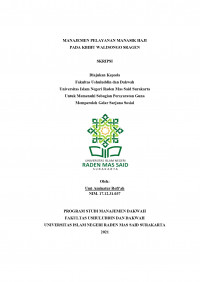 Manajemen Pelayanan Manasik Haji Pada KBIHU Walisongo Sragen