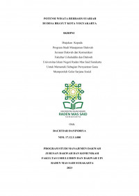 Potensi wisata berbasis syariah di desa brayut kota yogyakarta