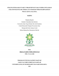Strategi Pemasaran Paket Umrah Melalui Media Instagram Pada Penyelenggara Perjalanan Ibadah Umrah Madinah Iman Wisata Kota Salatiga