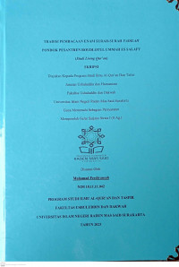 Tradisi Pembacaan Enam Surah-Surah Fadilah Roudlotul ummah Es Salafy