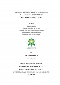 GAMBARAN TRIANGULAR THEORY OF LOVE STENBERG PADA PASANGAN YANG DIJODOHKAN DI JOGOROGO KABUPATEN NGAWI