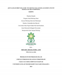 AKTUALISASI DIRI PADA GURU TUNARUNGU DALAM KELAS KURSUS ONLINE BAHASA ISYARAT INDONESIA