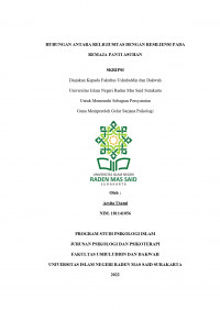 Hubungan Antara Religiusitas dengan Resiliensi pada Remaja Panti Asuhan