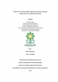 Hubungan Antara Harga Diri dan Kesepian dengan Perilaku Self Harm Remaja SMK