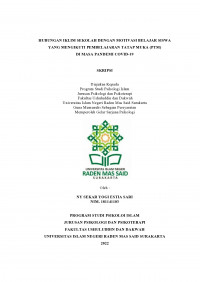 HUBUNGAN IKLIM SEKOLAH DENGAN MOTIVASI BELAJAR SISWA YANG MENGIKUTI PEMBELAJARAN TATAP MUKA (PTM) DI MASA PANDEMI COVID-19