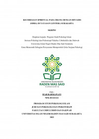 KECERDASAN SPIRITUAL PADA ORANG DENGAN HIV/AIDS (ODHA) DI YAYASAN LENTERA SURAKARTA