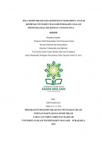 Pola Komunikasi Pada Komunitas Mahasiswa Ngapak (Kompak) Uin Raden Mas Said Surakarta Dalam Meningkatkan Keaktifan Anggotanya