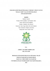 STRATEGI KOMUNIKASI PEMASARAN TERPADU STREET COFFEE 