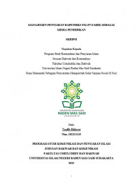 MANAJEMEN PENYIARAN RAPENDIKS FM SEBAGAI MEDIA PENDIDIKAN