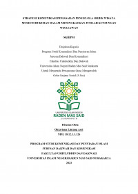 Strategi Komunikasi Pemasaran Pengelola Objek Wisata Museum Bukuran Dalam Meningkatkan Jumlah Kunjungan Wisatawan