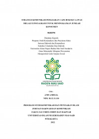 Strategi Komunikasi Pemasaran Cafe Bukuku Lawas Melalui Instagram untuk Meningkatkan Jumlah Konsumen