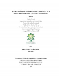 Strategi Dakwah Pencak Silat Persaudaraan Setia Hati Terate Di Komisariat UIN Raden Mas Said Surakarta