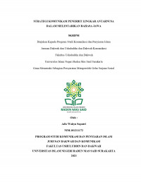 Strategi Komunikasi Penerbit Lingkar Antarnusa Dalam Melestarikan Bahasa Jawa