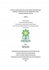 STRATEGI CYBER PUBLIC RELATIONS HUMAS MONUMEN PERS  NASIONAL SURAKARTA DALAM MEMBANGUN CITRA DI MASA PANDEMI COVID-19