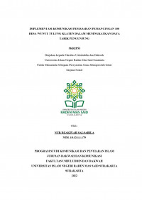 Implementasi komunikasi pemasaran pemancingan 100 desa wunut tulung klaten dalam meningkatkan daya tarik pengunjung