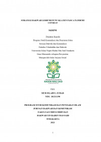 STRATEGI DAKWAH LESBUMI PCNU KLATEN PASCA PANDEMI COVID-19