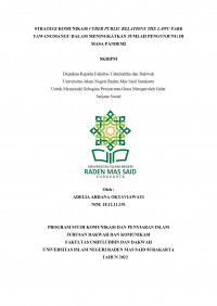 Strategi Komunikasi Cyber Public Relations The Lawu Park Tawangmangu dalam Meningkatkan Jumlah Pengunjung di Masa Pandemi