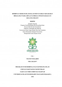 BIMBINGAN ROHANI ISLAM DALAM MENANAMKAN KESADARAN BERAGAMA WARGA BINAAN LEMBAGA PEMASYARAKATAN KELAS IIA SRAGEN