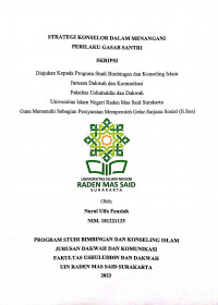 Strategi Konselor dalam Menangani Perilaku Gasab Santri
