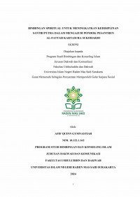 Bimbingan Spiritual Untuk Meningkatkan Kedisiplinan  Santri Putra Dalam Mengaji Di Pondok Pesantren Al-Fattah Kartasura Sukoharjo