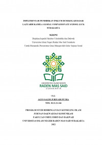 IMPLEMENTASI PENDIDIKAN INKLUSI DI SEKOLAH DASAR LAZUARDI KAMILA GLOBAL COMPASSIONATE SCHOOL (GCS) SURAKARTA