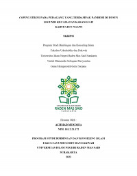 Coping Stres Pada Pedagang yang Terdampak Pandemi di Dusun Legundi Kecamatan karangjati kabupaten Ngawi