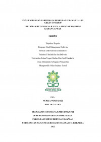 Pengembangan Pariwisata Berkelanjutan Melalui Green Tourism di Tahura KGPAA Mangkunagoro I Karanganyar