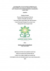 Standar Pelayanan Tour Leader dalam Pendampingan Jamaah Umrah New Normal di PT. Hajar Aswad Mubaroq Kota Surakarta Tahun 2022