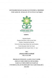 KONTRADIKSI KISAH ZAKARIA DAN FENOMENA CHILDFREE (Studi Analisis QS. Ali-Imran [3]: 38 Teori Ma?n? Cum Maghz?)