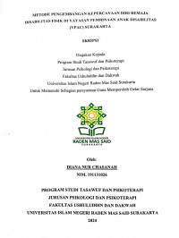 Metode Pengembangan Kepercayaan Diri Remaja Disabilitas Fisik Di Yayasan Pembinaan Anak Cacat (Ypac) Surakarta