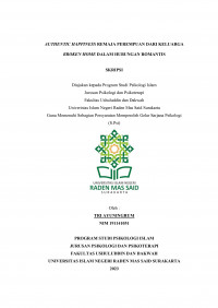 AUTHENTIC HAPPINESS REMAJA PEREMPUAN DARI KELUARGA BROKEN HOME DALAM HUBUNGAN ROMANTIS