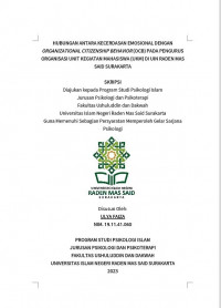 Hubungan Antara Kecerdasan Emosional Dengan Organizational Citizenship Behavior (OCB) Pada Pengurus Organisasi Unit Kegiatan Mahasiswa (UKM) Di UIN Raden Mas Said Surakarta