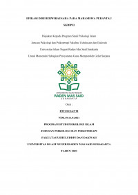 EFIKASI DIRI BERWIRAUSAHA PADA MAHASISWA PERANTAU