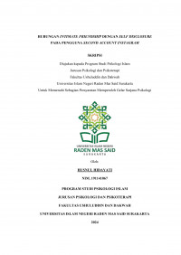 HUBUNGAN INTIMATE FRIENDSHIP DENGAN SELF DISCLOSURE PADA PENGGUNA SECOND ACCOUNT INSTAGRAM