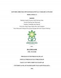 KONTROL DIRI PADA PENGGEMAR K-POP SAAT TERJADI FANWAR DI MEDIA SOSIAL X