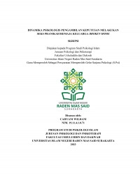 Dinamika Psikologis Pengambilan Keputusan Melakukan Seks Pranikah Remaja Keluarga Broken Home