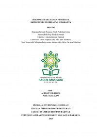 Hardiness Pada Pasien Penderita Skizofrenia Di Griya Pmi Surakarta