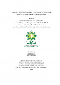 Gambaran Regulasi Emosi Ibu Yang Suaminya Meninggal Karena Covin-19 Di Kebupaten Sukoharjo