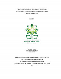 Strategi Komunikasi Pemasaran Pengelola Surakartea Teashop Dalam Mempertahankan Brand Awereness