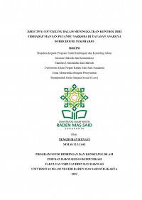 Directive Counseling Dalam Meningkatkan Kontrol Diri Terhadap Mantan Pecandu Narkoba Di Yayasan Anargya Sober House Sukoharjo