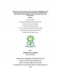 Strategi Coping Stress Pada Mahasiswa Bidikmisi yang Menjadi Pengurus Organisasi (Studi Fenomenologi Pengurus UKM Marching Band UIN Raden Mas Said Surakarta)